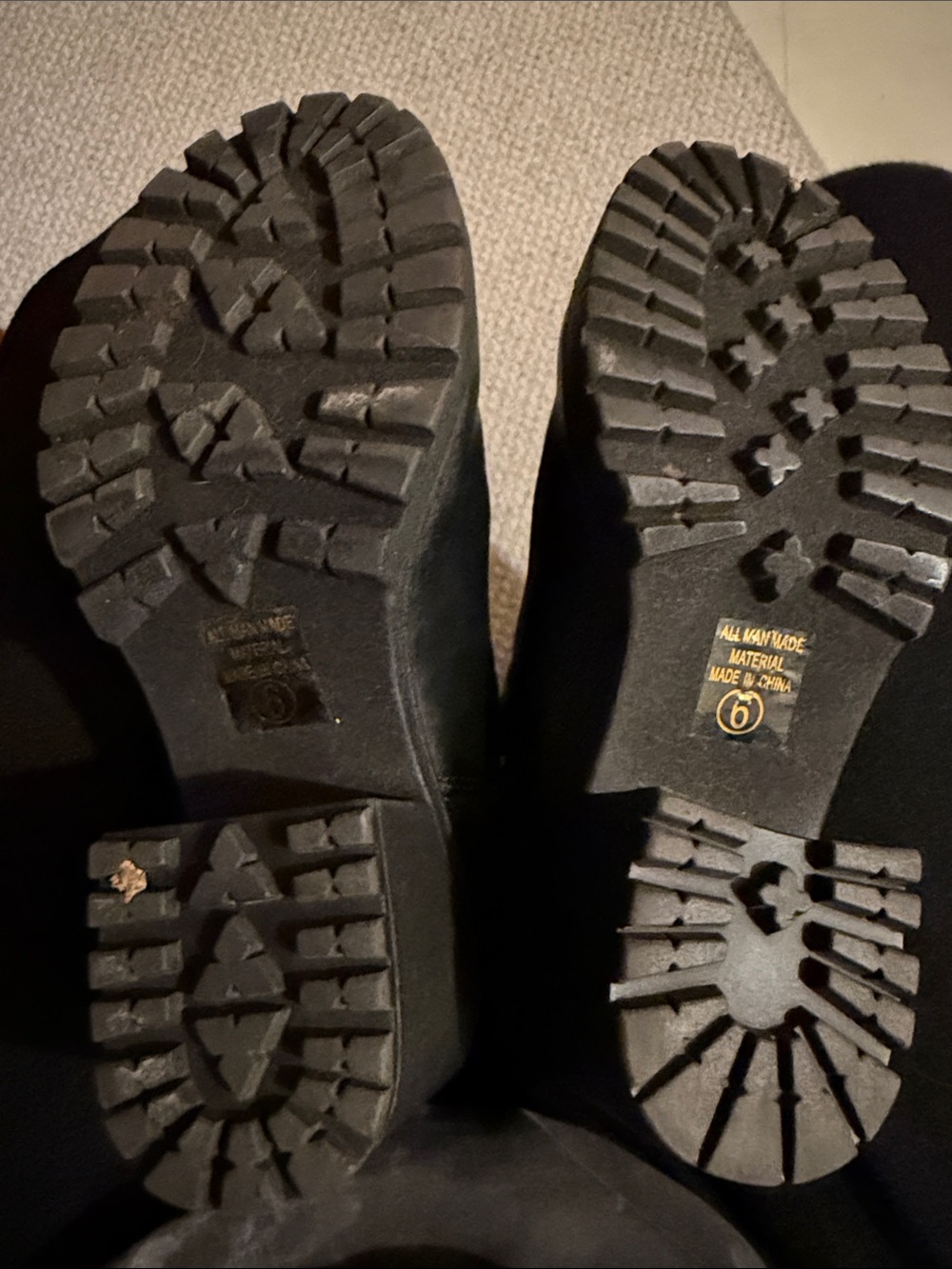Soda Black Lug-Sole Chelsea Ankle Booties - Picture 4 of 4